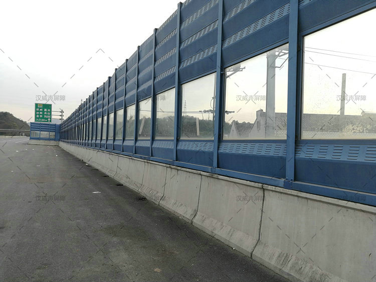 公路道路顶部折角声屏障隔音降噪工程